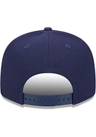 New Era Villanova Wildcats Navy Blue Evergreen  Script 9FIFTY Mens Snapback Hat