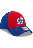 New Era Kansas Jayhawks Mens Red Evergreen 39THIRTY Flex Hat