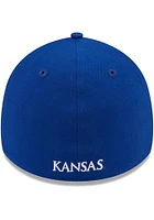 New Era Kansas Jayhawks Mens Red Evergreen 39THIRTY Flex Hat