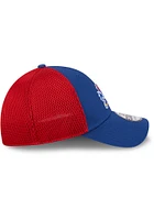 New Era Kansas Jayhawks Mens Blue Evergreen  Team Neo 39THIRTY Flex Hat