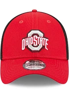 New Era Ohio State Buckeyes Mens Red Evergreen  Team Neo 39THIRTY Flex Hat