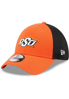 New Era Oklahoma State Cowboys Mens Orange Evergreen  Team Neo 39THIRTY Flex Hat
