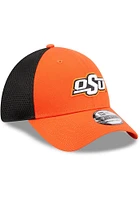 New Era Oklahoma State Cowboys Mens Orange Evergreen  Team Neo 39THIRTY Flex Hat