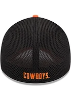 New Era Oklahoma State Cowboys Mens Orange Evergreen  Team Neo 39THIRTY Flex Hat