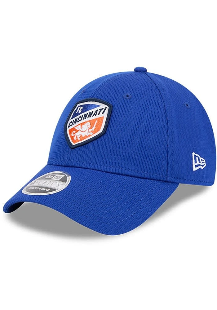 New Era FC Cincinnati Evergreen Basic Stretch Snap 9FORTY Adjustable Hat - Blue