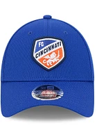 New Era FC Cincinnati Evergreen Basic Stretch Snap 9FORTY Adjustable Hat - Blue