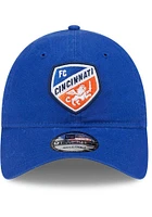 New Era FC Cincinnati Evergreen Team Color 9TWENTY Adjustable Hat - Blue