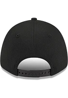 New Era Kansas City Chiefs Evergreen Black White Stretch Snap 9FORTY Adjustable Hat - Black