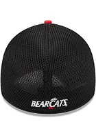 New Era Cincinnati Bearcats Mens Red Evergreen  Team Neo 39THIRTY Flex Hat