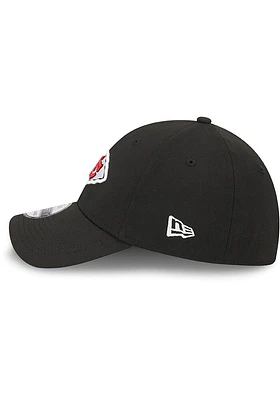 New Era Kansas City Chiefs Mens Black Evergreen Team Color 39THIRTY Flex Hat