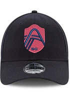 New Era St Louis City SC Mens Navy Blue Street Crest 39THIRTY Flex Hat