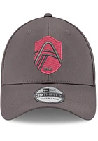 New Era St Louis City SC Mens Graphite Street Crest 39THIRTY Flex Hat