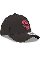 New Era St Louis City SC Mens Black Street Crest 39THIRTY Flex Hat