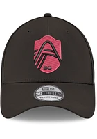 New Era St Louis City SC Mens Black Street Crest 39THIRTY Flex Hat