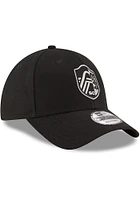 New Era St Louis City SC Tonal Primary Crest 9FORTY Adjustable Hat - Black