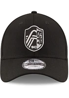 New Era St Louis City SC Tonal Primary Crest 9FORTY Adjustable Hat - Black