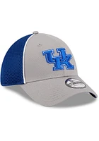 New Era Kentucky Wildcats Mens Grey Pipe Neo 39THIRTY Flex Hat