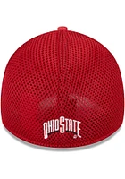 New Era Ohio State Buckeyes Mens Red 2T Basic 39THIRTY Flex Hat