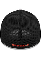 New Era Cincinnati Bengals Mens Grey Pipe Neo 39THIRTY Flex Hat