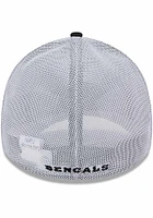 New Era Cincinnati Bengals Mens Grey Heather 3T 39THIRTY Flex Hat