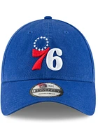 New Era Philadelphia 76ers 76 logo Core Classic 9TWENTY Adjustable Hat - Blue