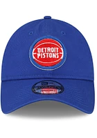 New Era Detroit Pistons Primary Logo Core Classic 2.0 9TWENTY Adjustable Hat - Blue