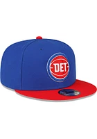 New Era Detroit Pistons Blue 2T JR Basic 9FIFTY Youth Snapback Hat