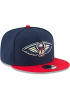 New Era New Orleans Pelicans Navy Blue 2T JR Basic 9FIFTY Youth Snapback Hat