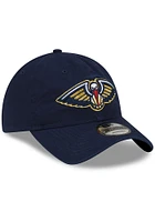 New Era New Orleans Pelicans Primary Logo Core Classic 2.0 9TWENTY Adjustable Hat - Navy Blue