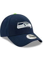 New Era Seattle Seahawks The League 9FORTY Adjustable Hat - Navy Blue