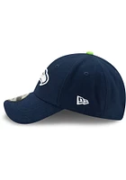 New Era Seattle Seahawks The League 9FORTY Adjustable Hat - Navy Blue
