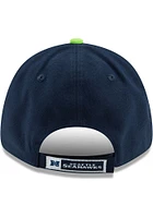 New Era Seattle Seahawks The League 9FORTY Adjustable Hat - Navy Blue