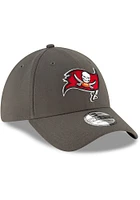 New Era Tampa Bay Buccaneers Mens Grey Team Classic 39THIRTY Flex Hat