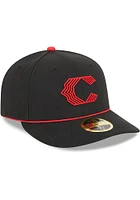 New Era Cincinnati Reds Mens Black 2023 MLB City Connect LP59FIFTY Fitted Hat