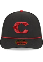 New Era Cincinnati Reds Mens Black 2023 MLB City Connect LP59FIFTY Fitted Hat