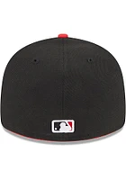 New Era Cincinnati Reds Mens Black 2023 MLB City Connect LP59FIFTY Fitted Hat