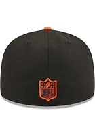 New Era Cincinnati Bengals Mens Black Hidden Side Patch 2T 59FIFTY Fitted Hat