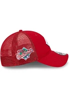 New Era Cincinnati Reds Distinct Trucker 9TWENTY Adjustable Hat - Red