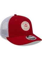 New Era Ohio State Buckeyes Circle Trucker LP9FIFTY Adjustable Hat - Red