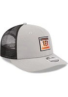 New Era Cincinnati Bengals Color Trucker LP9FIFTY Adjustable Hat - Grey