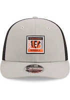 New Era Cincinnati Bengals Color Trucker LP9FIFTY Adjustable Hat - Grey