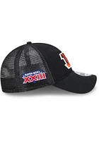 New Era Cincinnati Bengals Distinct Trucker 9TWENTY Adjustable Hat - Black