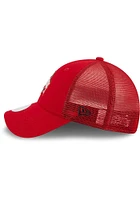 New Era Ohio State Buckeyes Red JR Logo Sparkle 9FORTY Youth Adjustable Hat