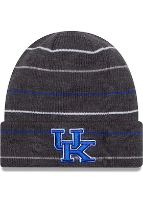 New Era Kentucky Wildcats Grey Rowed Cuff Mens Knit Hat