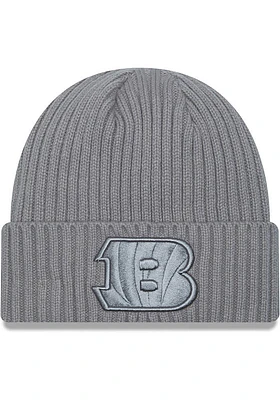 New Era Cincinnati Bengals Grey Color Pack Cuff Mens Knit Hat