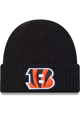 New Era Cincinnati Bengals Black Prime Cuff Mens Knit Hat