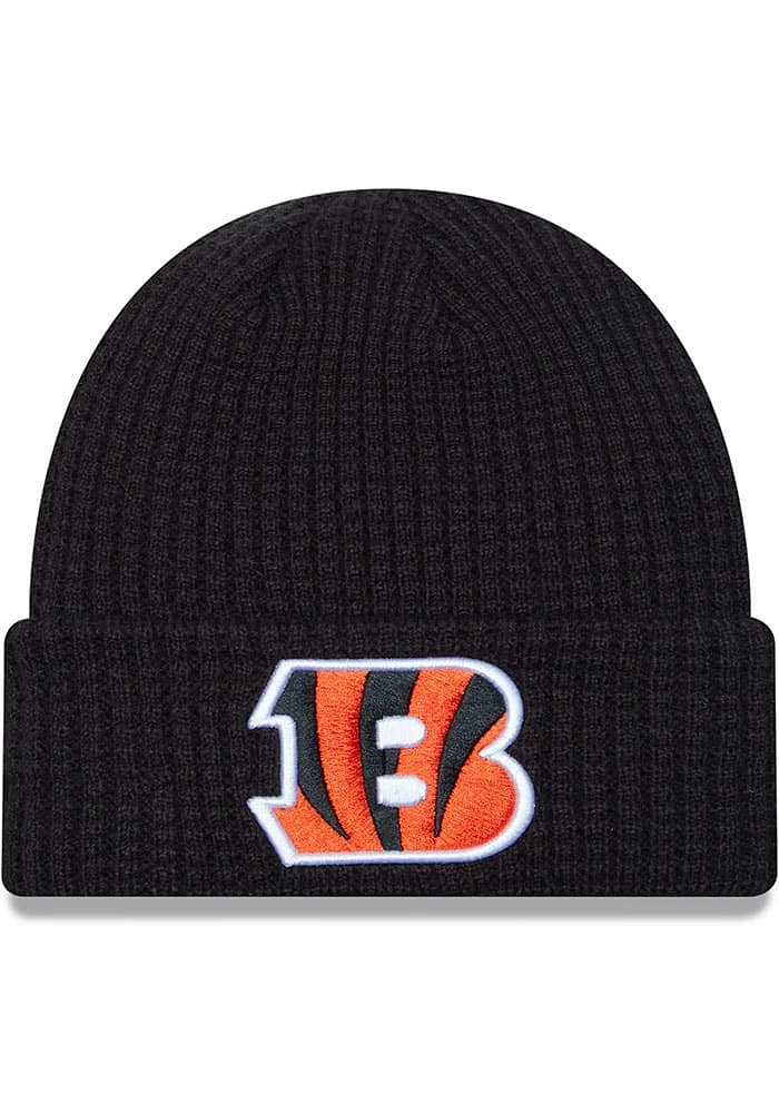 New Era Cincinnati Bengals JR Prime Cuff Baby Knit Hat - Black