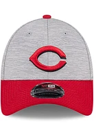 New Era Cincinnati Reds Grey 2T Active Snap JR 9FORTY Youth Adjustable Hat