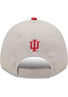 New Era Indiana Hoosiers The League Adjustable Hat - Grey
