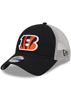 New Era Cincinnati Bengals Black Game Day Super Side Patch Trucker JR 9TWENTY Adjustable Toddler H..